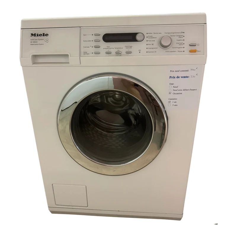 Lave linge miele reconditionné 8Kg garantie 1 an