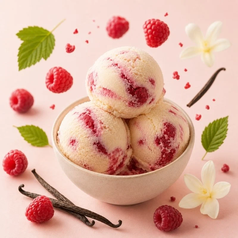 Crème glacée vanille framboise Bilboquet 500 ml