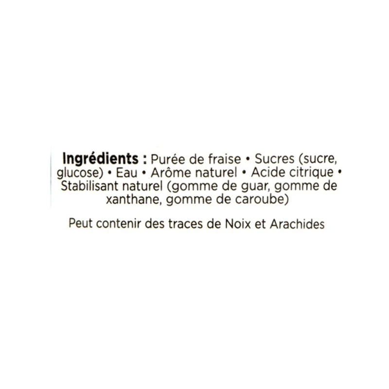 Sorbet fraise Bilboquet - 500 ml