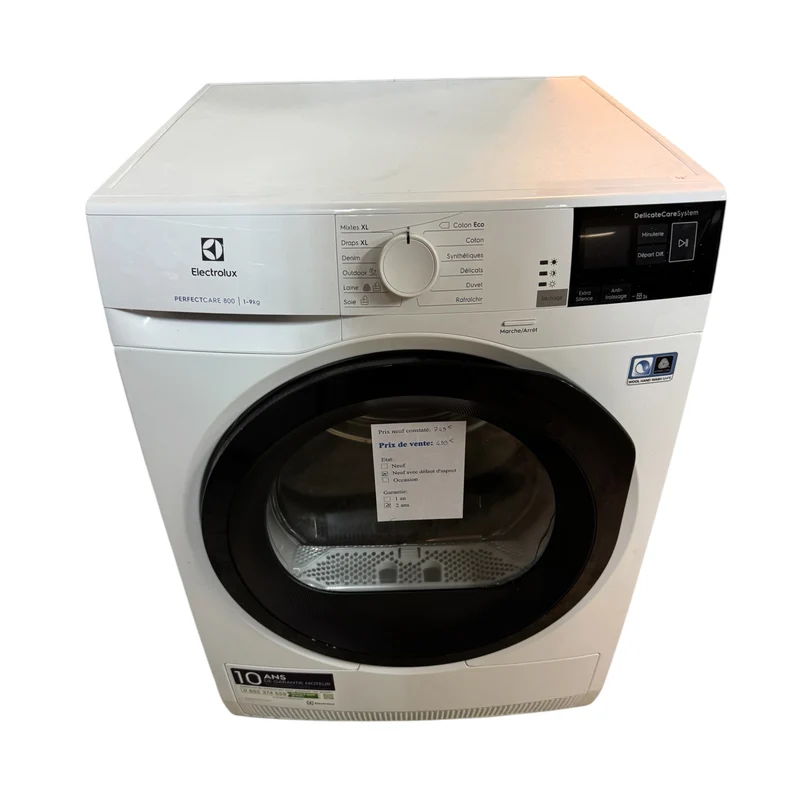 Sèche linge 9kg Electrolux Neuf EW8H5759SD. Garantie 2 ans