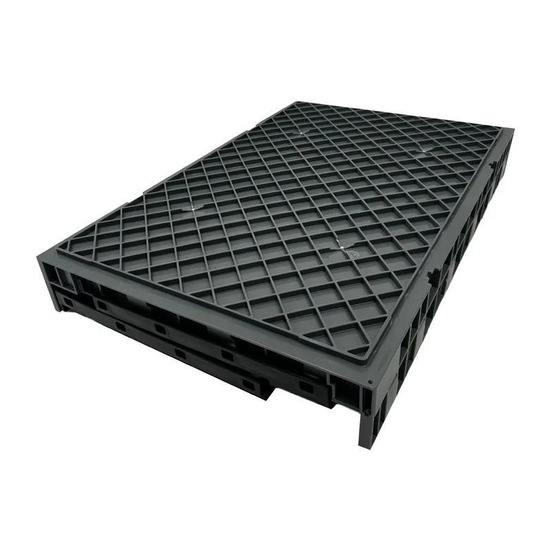Caisse de transport/stockage pliante en plastique Vogue 594x396x353mm