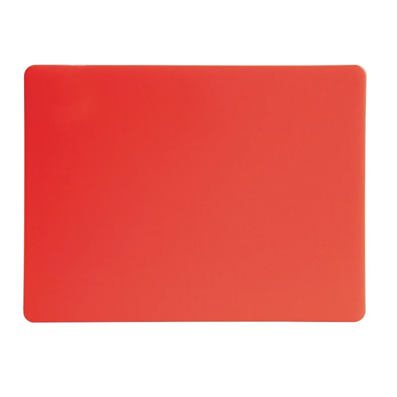 Petite planche à découper basse densité Hygiplas rouge