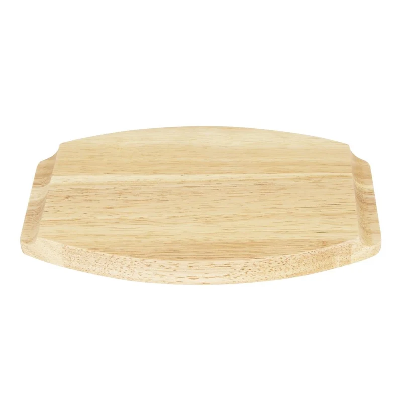 Planche en hévéa pour plat ovale en fonte Olympia 260x165mm pour FW817
