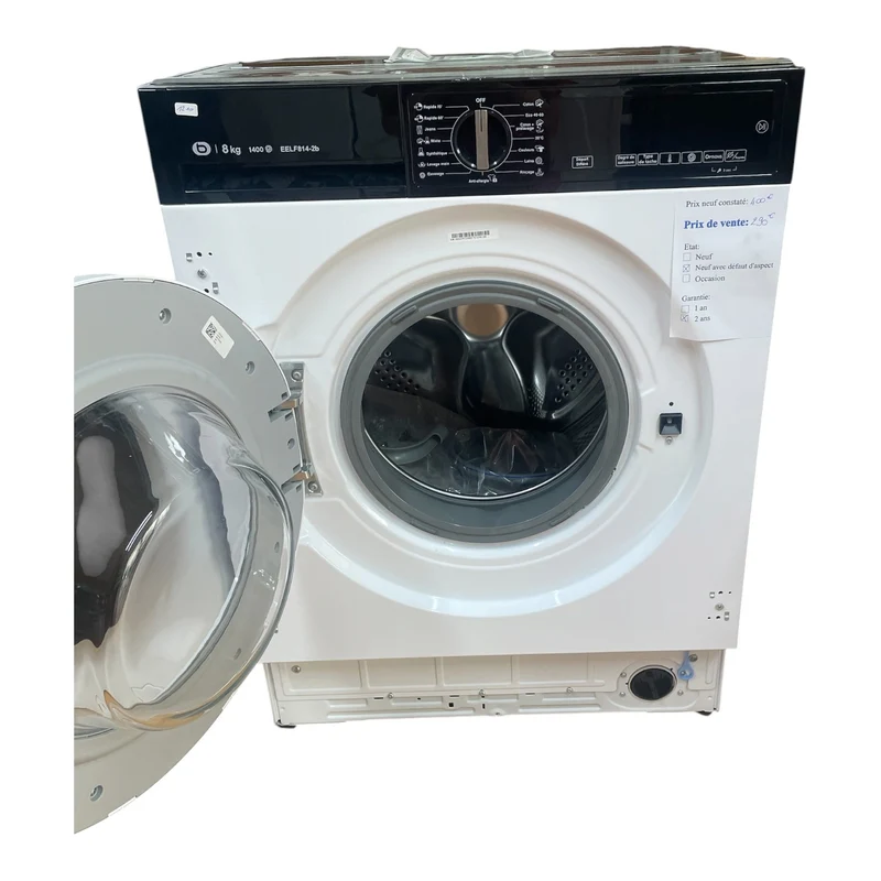 Lave linge encastrable essentiel B EELF814-2b Neuf garantie 2 ans