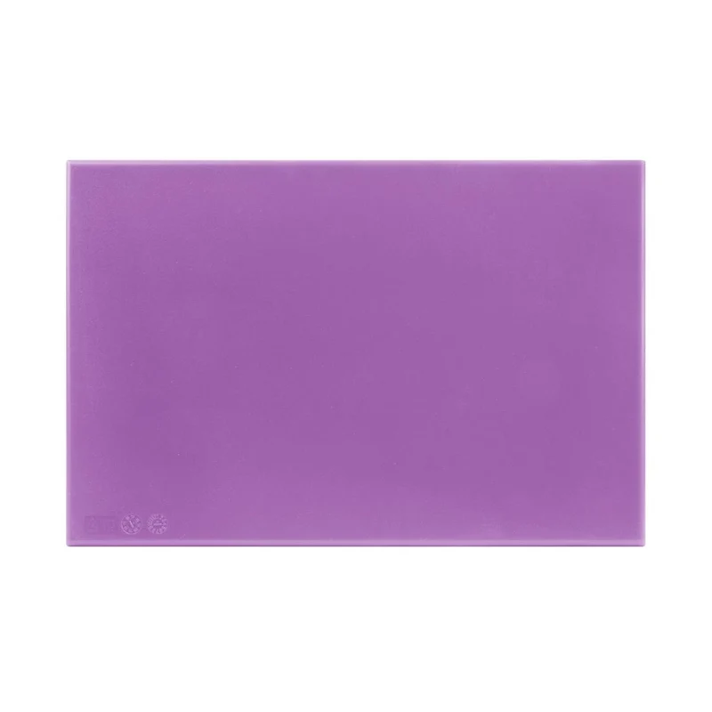 Planche à découper haute densité Hygiplas violette 450x300x25mm