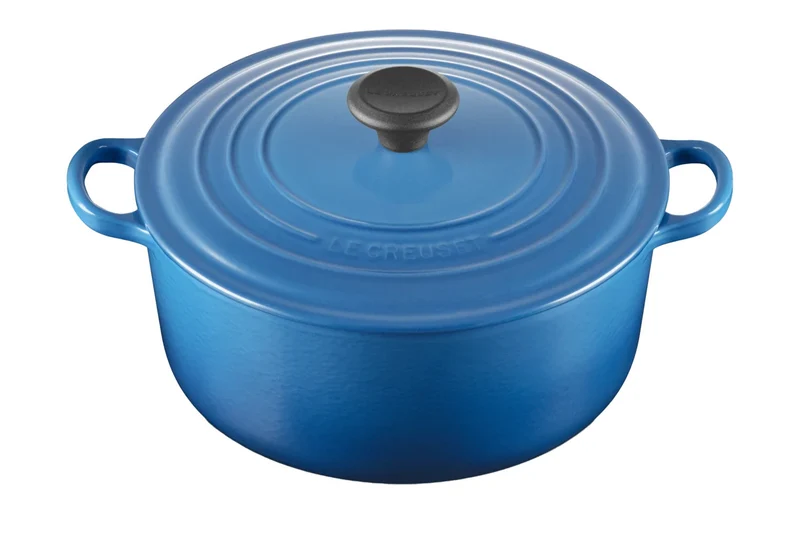 Cocotte ronde en fonte émaillée Le Creuset Signature Marseille