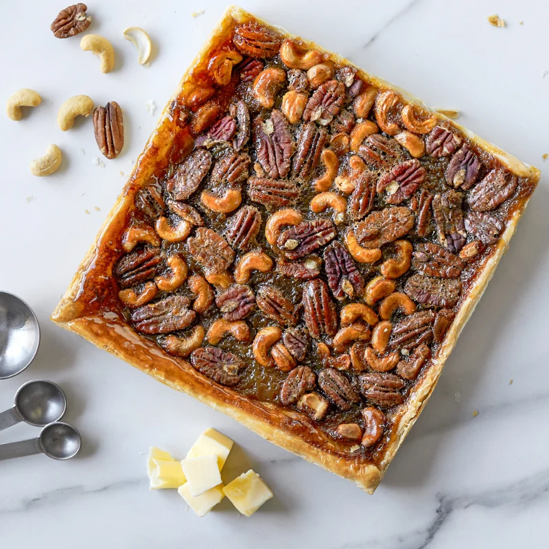 Tarte au sucre et pacanes