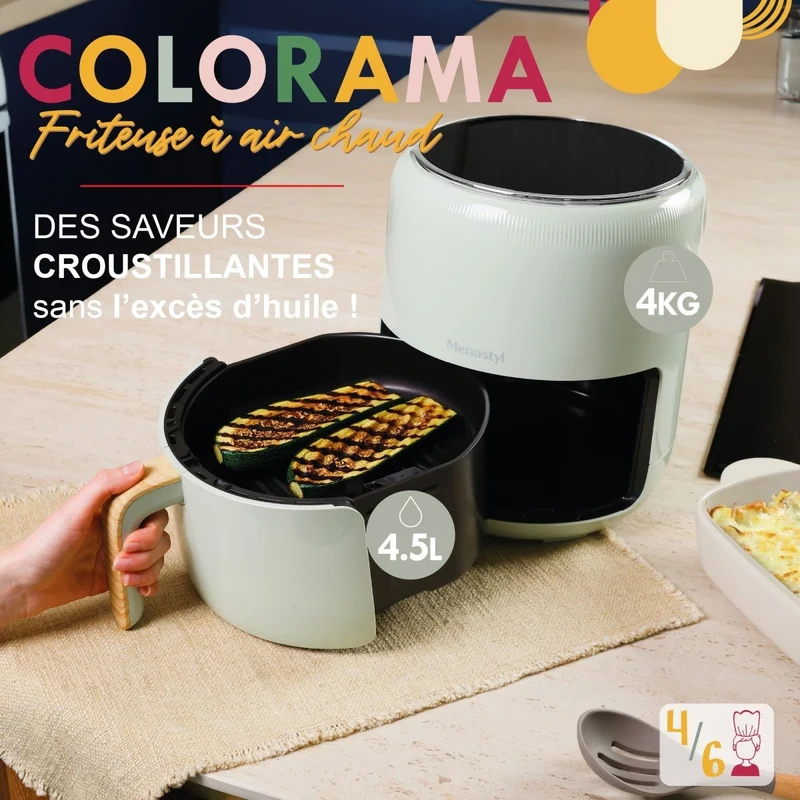Friteuse à air chaud Colorama 4,5L