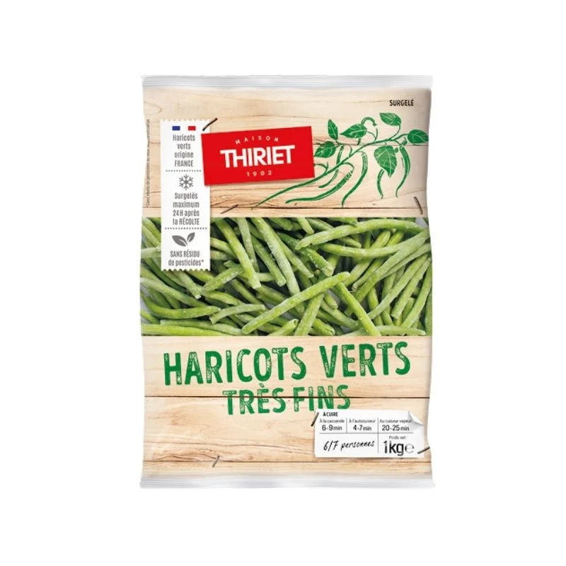 Haricots verts très fins 1 kg