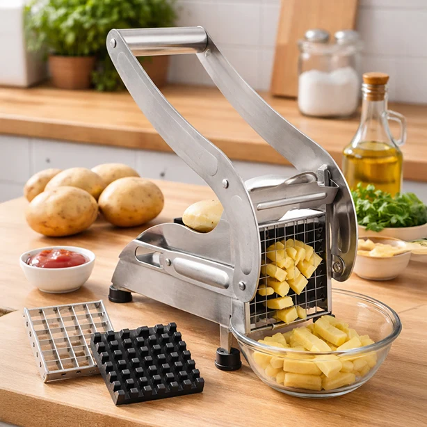 Coupe frites en acier inoxydable