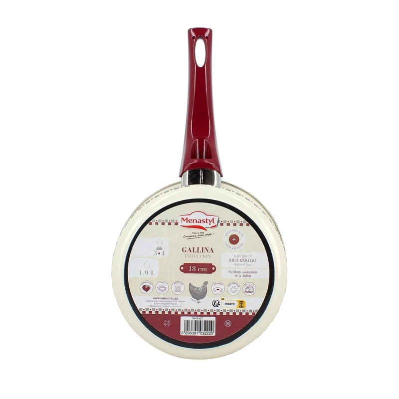 Casserole Gallina 18cm en acier émaillé