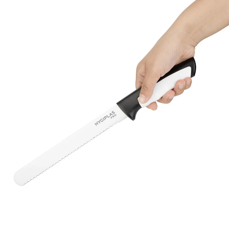 Couteau à pain Hygiplas Pro blanc 20cm