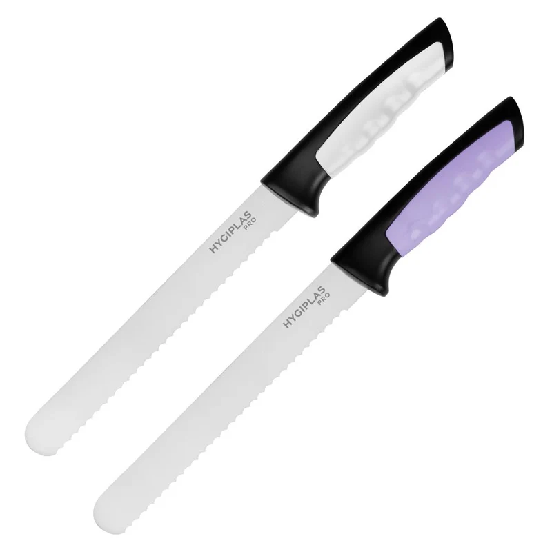 Couteau à pain Hygiplas Pro blanc 20cm