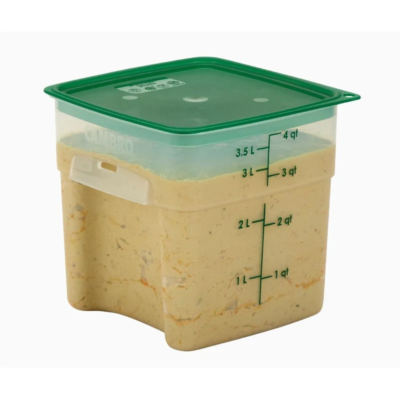 Boîte en polypropylène Cambro FreshPro CamSquare 3,8L