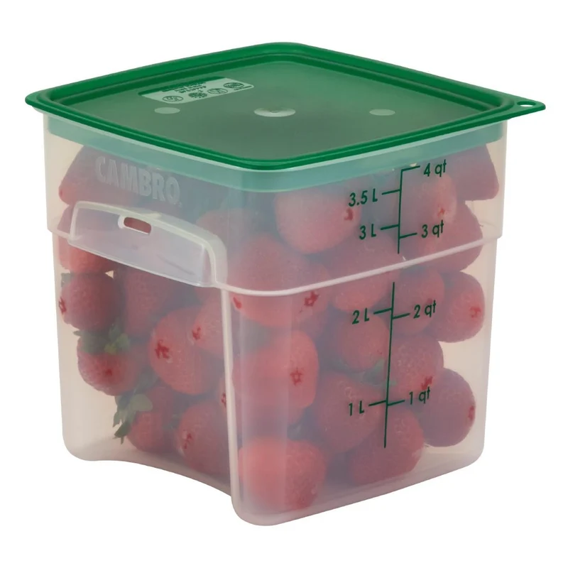 Boîte en polypropylène Cambro FreshPro CamSquare 3,8L