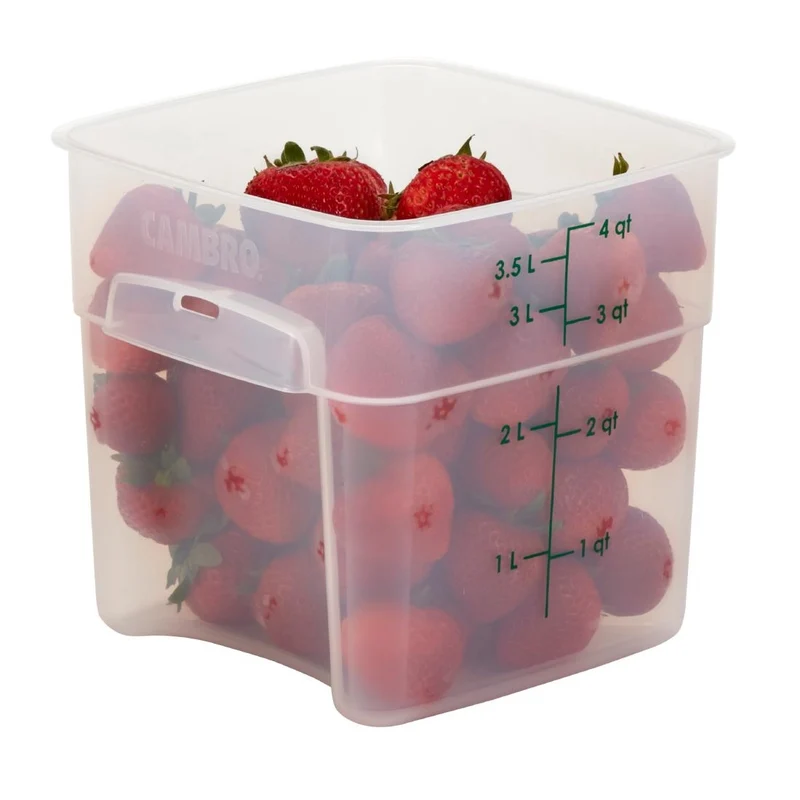 Boîte en polypropylène Cambro FreshPro CamSquare 3,8L