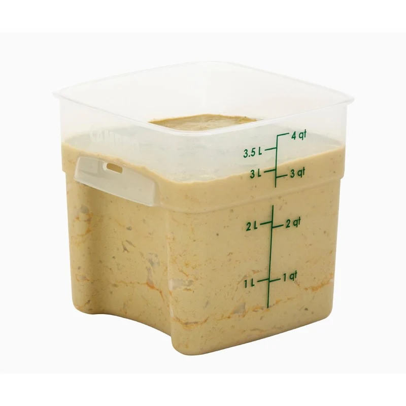 Boîte en polypropylène Cambro FreshPro CamSquare 3,8L