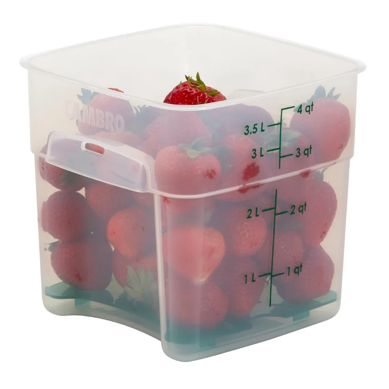 Boîte en polypropylène Cambro FreshPro CamSquare 3,8L