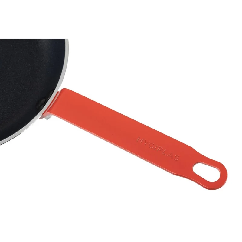 Poêle en aluminium antiadhésive Hygiplas Teflon Platinum Plus avec poignée rouge 24cm