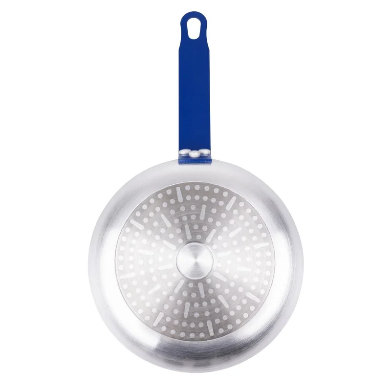 Poêle en aluminium antiadhésive Hygiplas Teflon Platinum Plus 192mm bleue