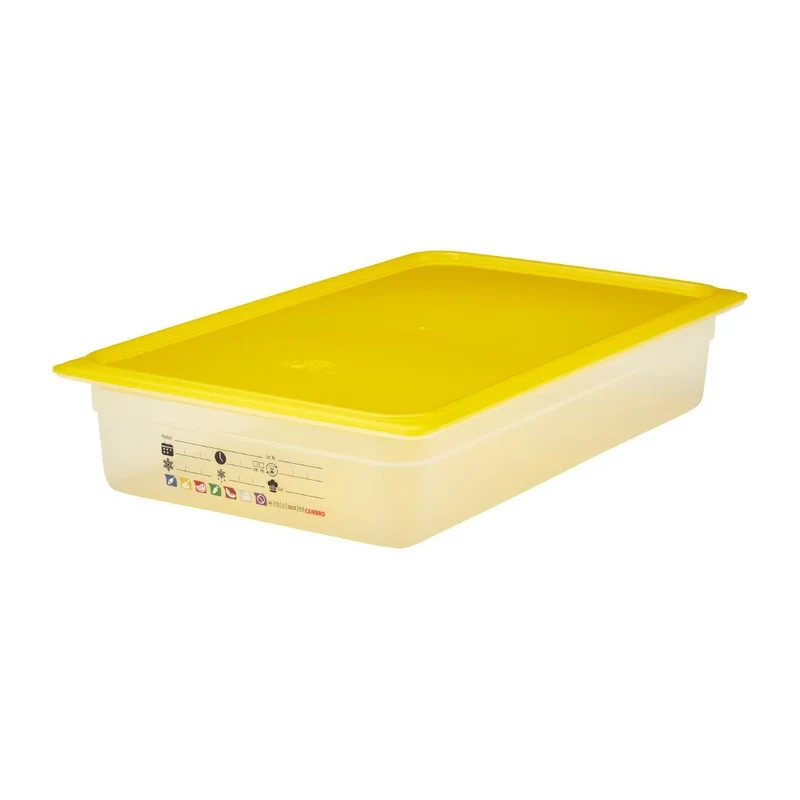 Bac en polypropylène Cambro Safetrak IML GN 1/1 100mm
