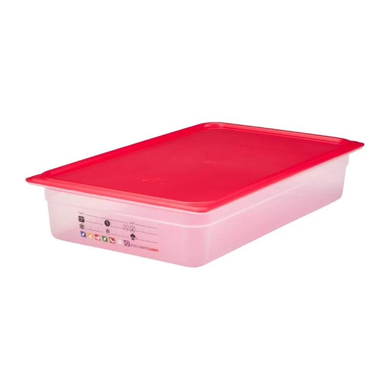 Bac en polypropylène Cambro Safetrak IML GN 1/1 100mm