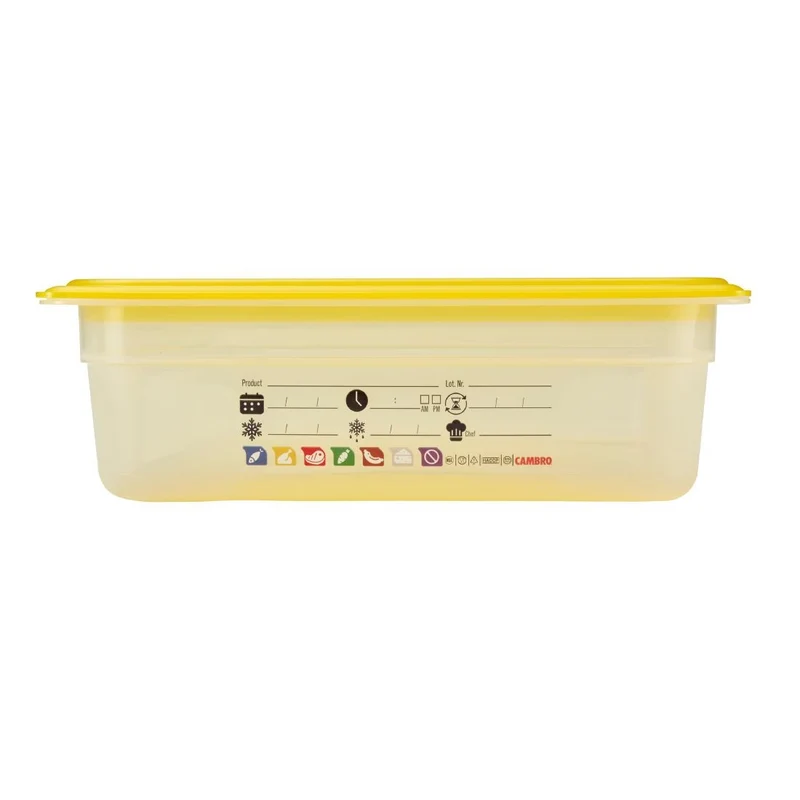 Bac en polypropylène Cambro Safetrak IML GN 1/1 100mm