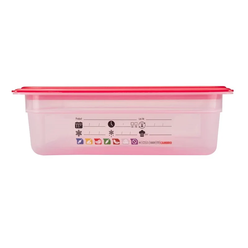 Bac en polypropylène Cambro Safetrak IML GN 1/1 100mm