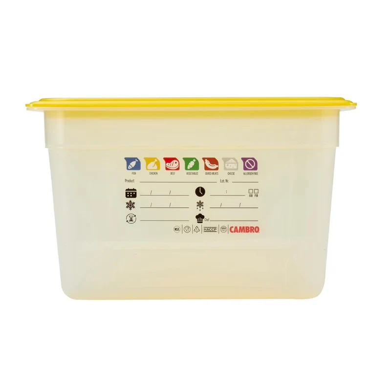Bac en polypropylène Cambro Safetrak IML GN 1/1 200mm