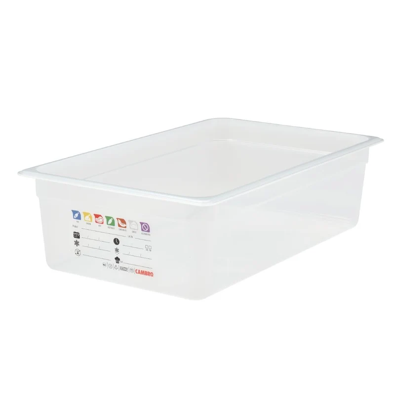 Bac en polypropylène Cambro Safetrak IML GN 1/1 150mm