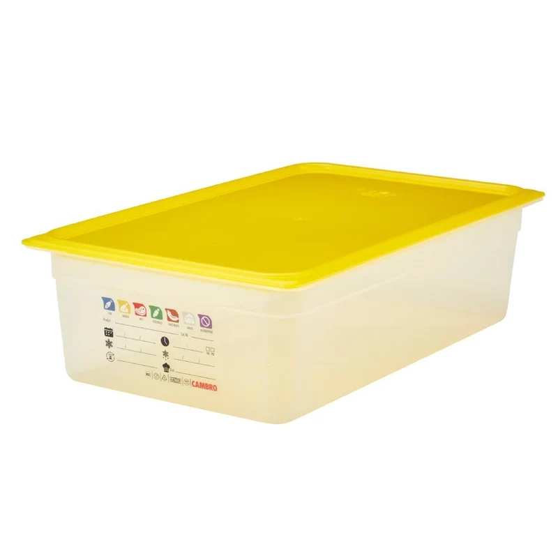 Bac en polypropylène Cambro Safetrak IML GN 1/1 150mm