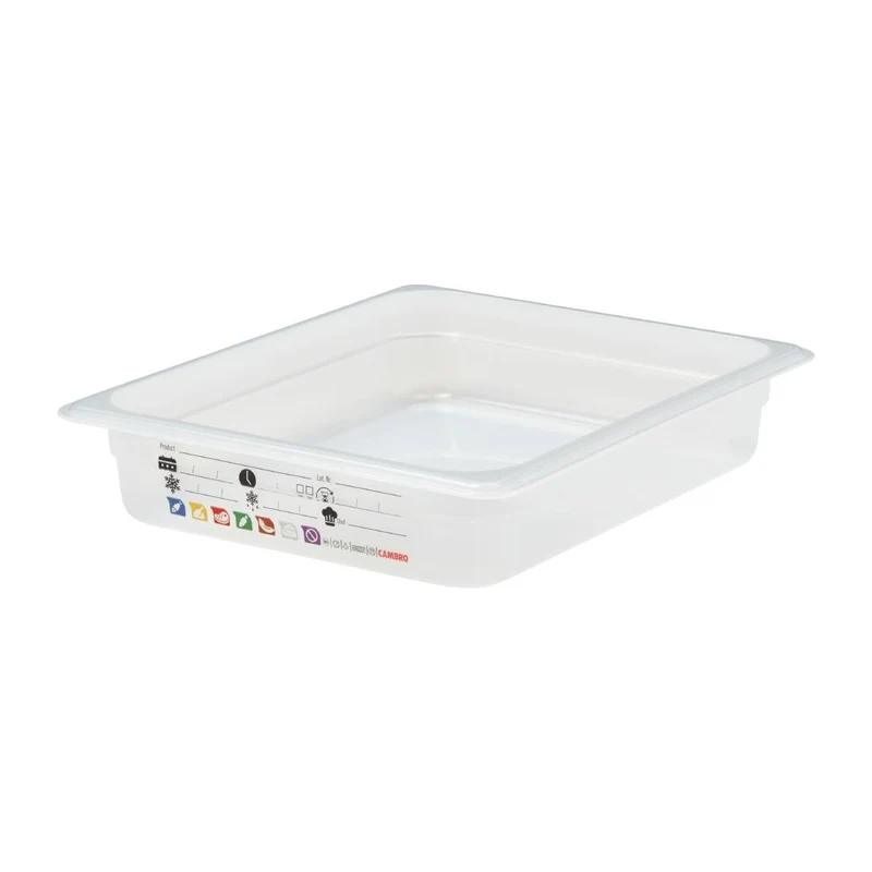Bac en polypropylène Cambro Safetrak IML GN 1/2 65mm