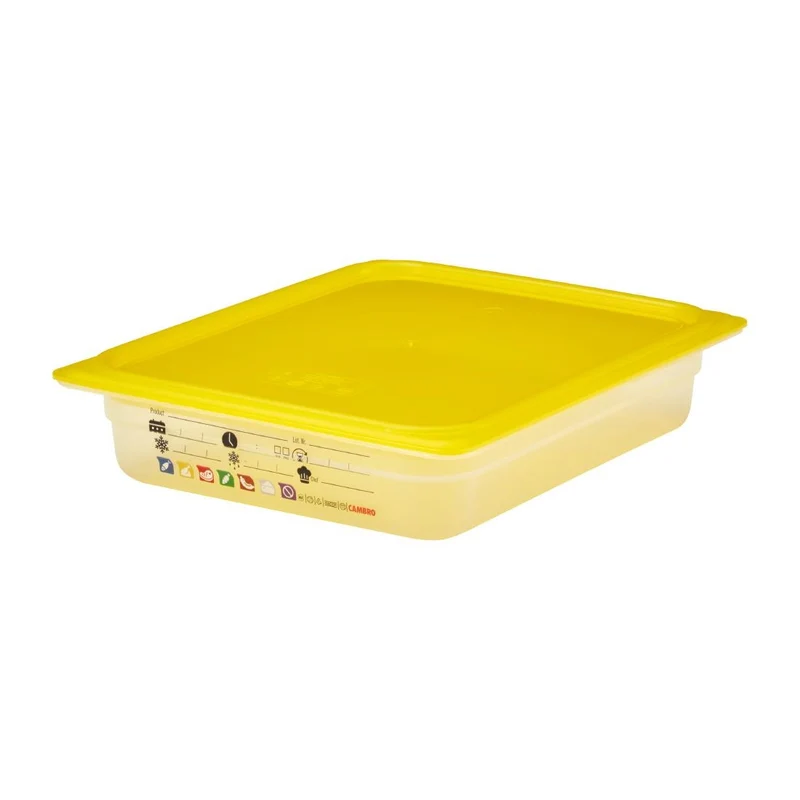 Bac en polypropylène Cambro Safetrak IML GN 1/2 65mm
