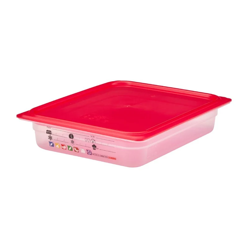 Bac en polypropylène Cambro Safetrak IML GN 1/2 65mm
