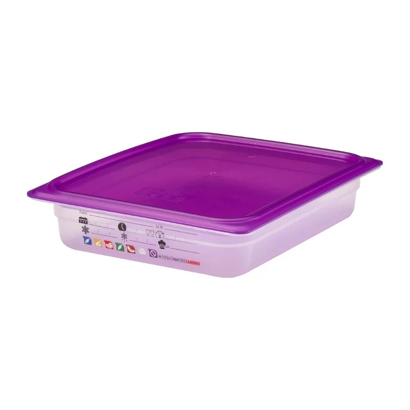 Bac en polypropylène Cambro Safetrak IML GN 1/2 65mm