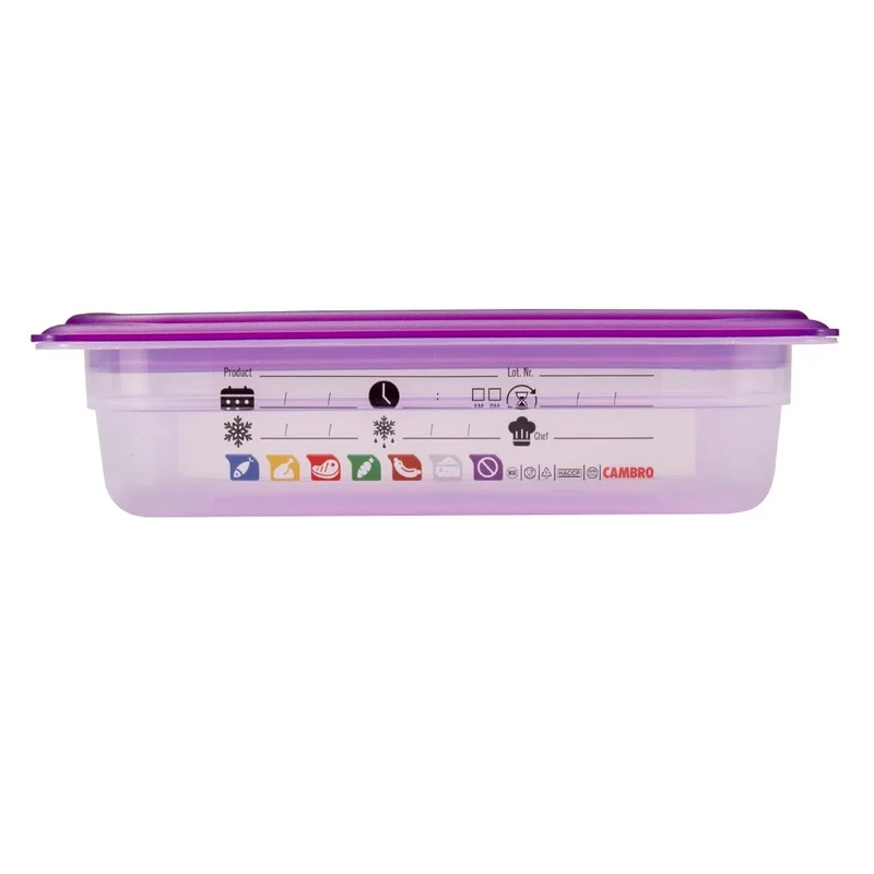 Bac en polypropylène Cambro Safetrak IML GN 1/2 65mm