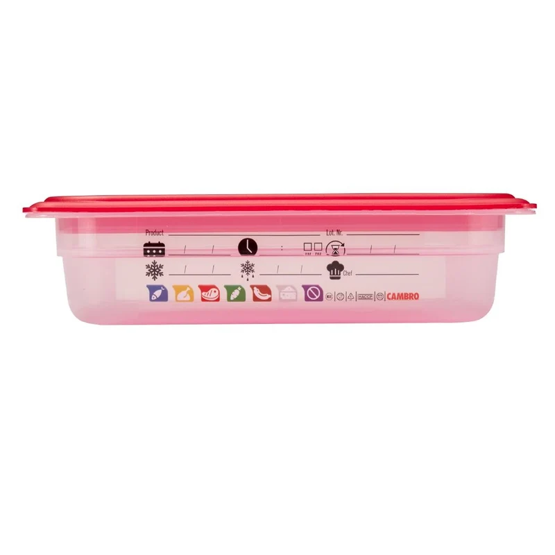 Bac en polypropylène Cambro Safetrak IML GN 1/2 65mm