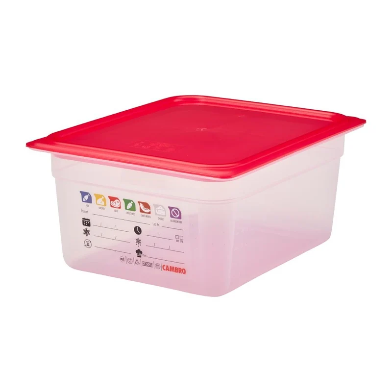 Bac en polypropylène Cambro Safetrak IML GN 1/2 150mm