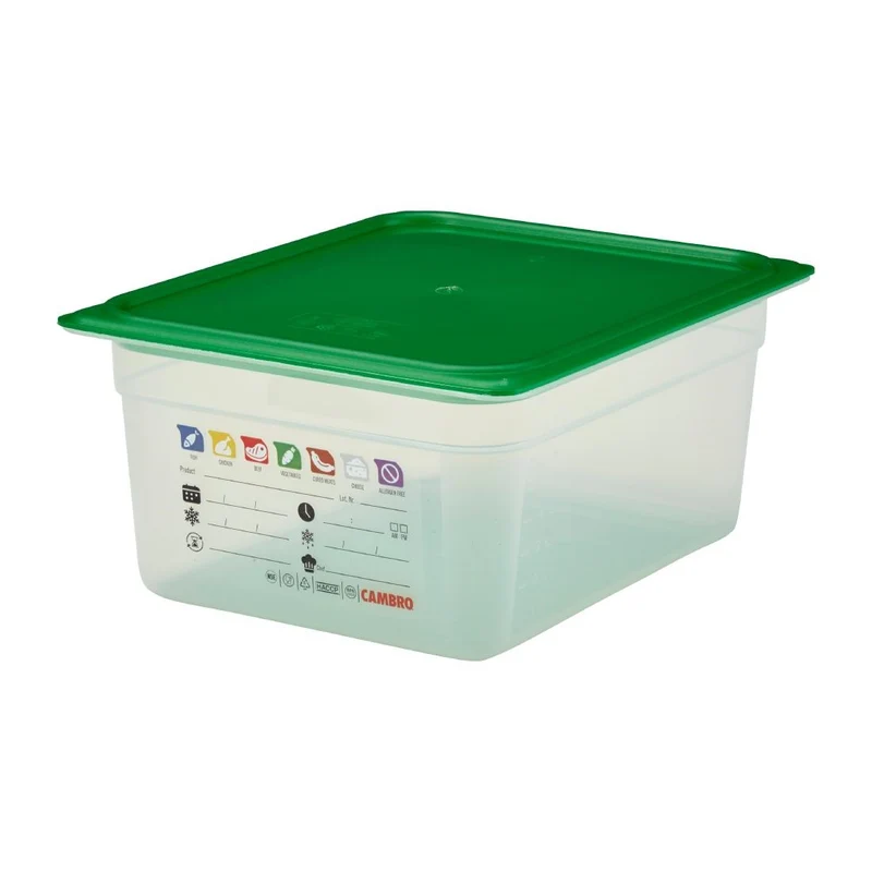 Bac en polypropylène Cambro Safetrak IML GN 1/2 150mm
