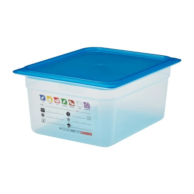 Bac en polypropylène Cambro Safetrak IML GN 1/2 150mm