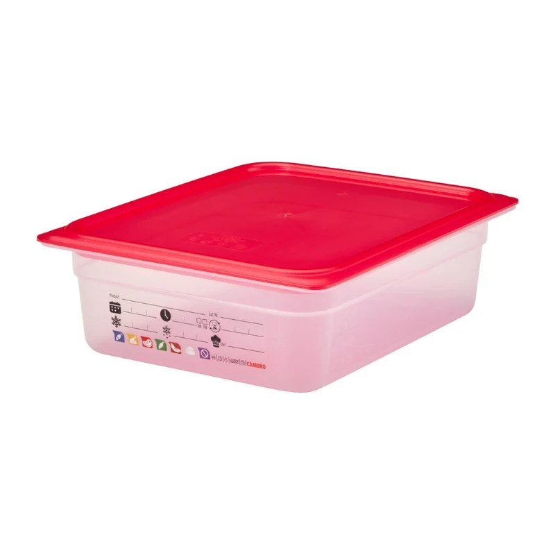 Bac en polypropylène Cambro Safetrak IML GN 1/2 100mm