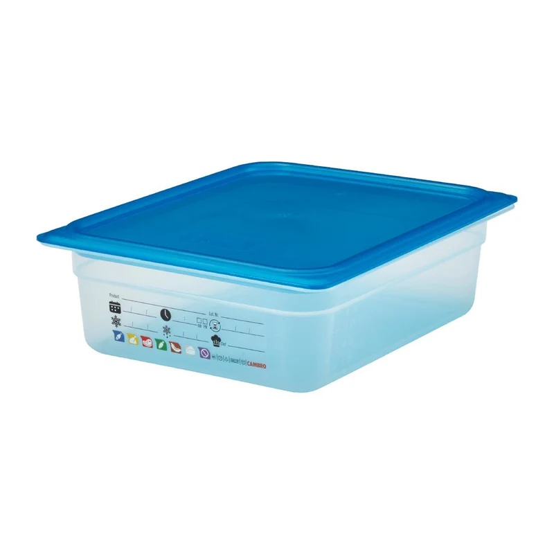 Bac en polypropylène Cambro Safetrak IML GN 1/2 100mm