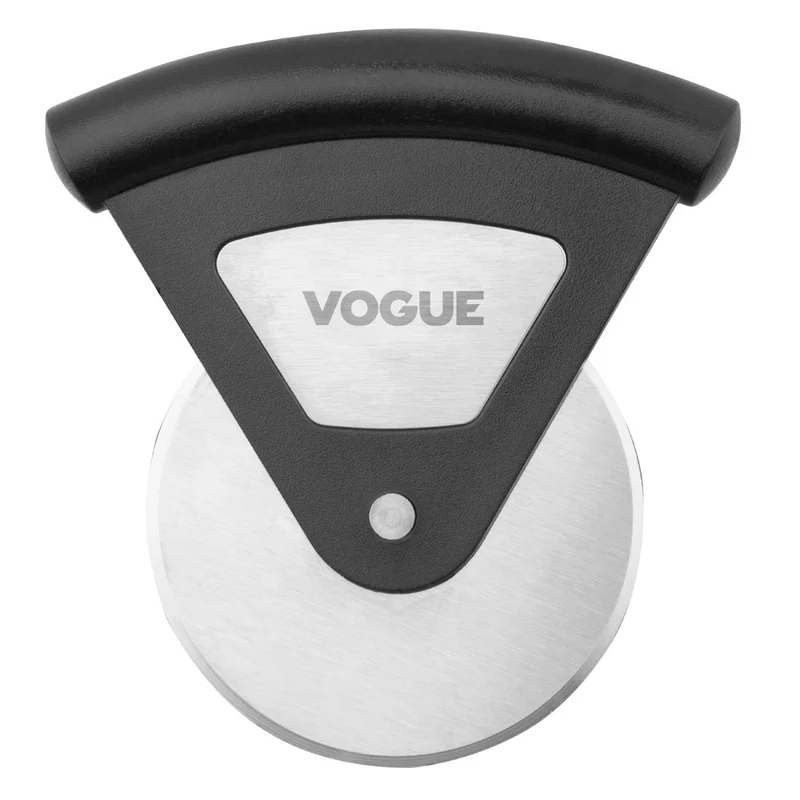Roulette à pizza en inox Vogue noir