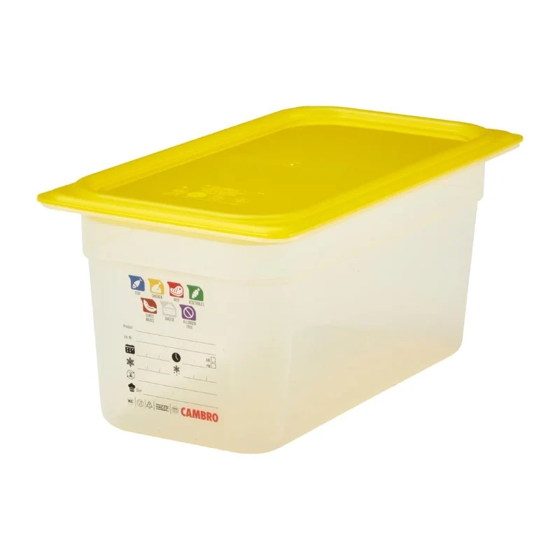 Bac en polypropylène Cambro Safetrak IML GN 1/3 150mm
