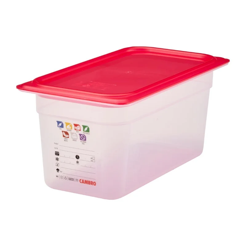 Bac en polypropylène Cambro Safetrak IML GN 1/3 150mm