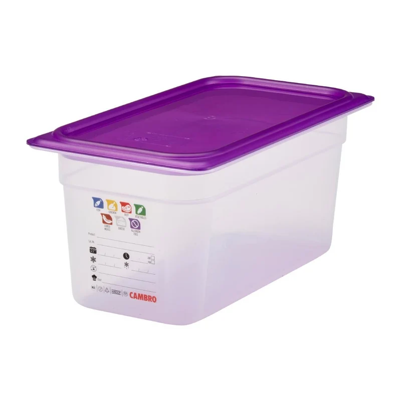 Bac en polypropylène Cambro Safetrak IML GN 1/3 150mm