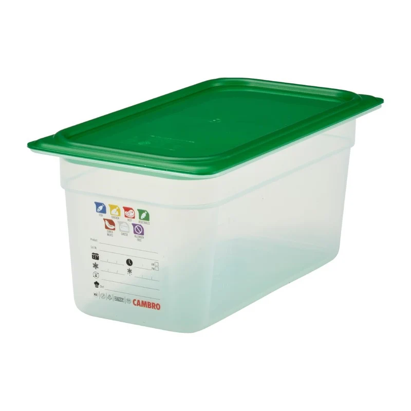 Bac en polypropylène Cambro Safetrak IML GN 1/3 150mm