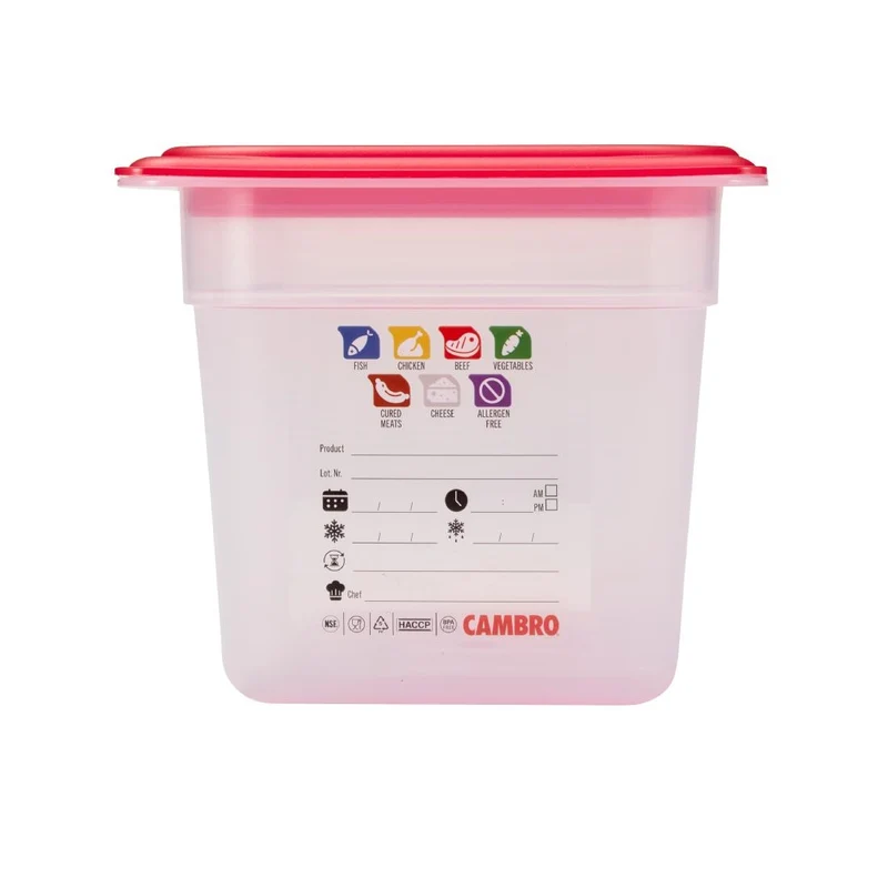 Bac en polypropylène Cambro Safetrak IML GN 1/3 150mm