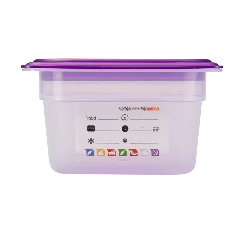 Bac en polypropylène Cambro Safetrak IML GN 1/3 100mm