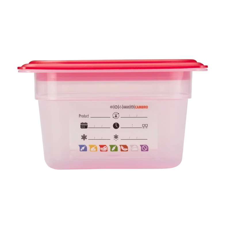 Bac en polypropylène Cambro Safetrak IML GN 1/3 100mm